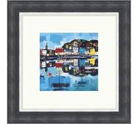 Art Prints Gallery | Tarbert, Loch Fyne by Rob Hain | Frame Choices, Pictures, Wall Decor Grey - 33cm x 33ccm