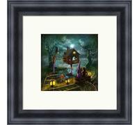 Art Prints Gallery | The Swamp Story by M Konecka | Frame Choices, Pictures, Wall Decor Black - 33cm x 33cm