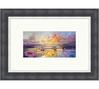 Art Prints Gallery | Three Bridges by Scott Naismith | Frame Choices, Pictures, Wall Decor Grey - 41cm x 29cm