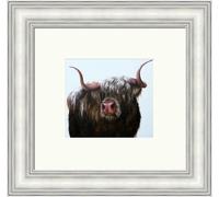 Art Prints Gallery | Wallace by Georgina McMaster | Frame Choices, Pictures, Wall Decor Silver - 33cm x 33cm