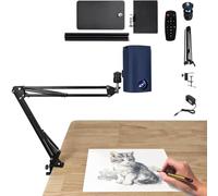 Art Projection Lamp, Waterproof Tracing Board Sketching, Portable Projectors for Drawing, Smart Sketcher Projectors, Draw Tracing Board DIY Sketch Painting Table Desk Tools(Blue,1.95m)