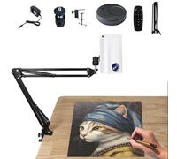 Art Projector for Tracing and Drawing, Desktop Wall Projection with Remote and Stand, Adjustable Size and Angle