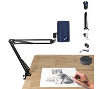 Art Projector Lamp, Portable Drawing Sketching Tool with Adjustable Focus & Size, Tracing Projector for Artists, USB/Smartphone Connectivity (Blue)