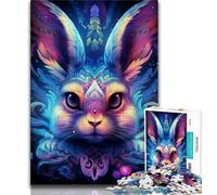 Art Rabbits 1000 Piece Jigsaw Puzzles for Adults,Stress Reliever Difficult Challenge Deal As Gifts for The Whole Family (50x75cm)