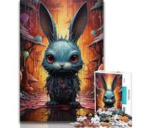 Art Rabbits Jigsaw Puzzles for Adults 1000 Jigsaws,Challenging Game Gifts for Is Ideal As A Gift for The Whole Family (38x26cm)