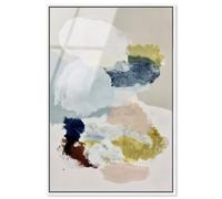 Art Remedy Terracotta Ridge I Framed Acrylic Print Coastal Abstract Art, White Frame, 20 x 30