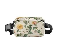 Art Rosemary Red Stylish Crossbody Bag Waist Packs for Women Sling Chest Bags with Adjustable Strap for Travel, Color16, One Size