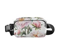 Art Rosemary Red Stylish Crossbody Bag Waist Packs for Women Sling Chest Bags with Adjustable Strap for Travel, Color14, One Size