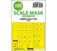 Art Scale Kit 200-M32015 - 1:32 A6M5 Zero Double-Sided Express Masks For Tamiya