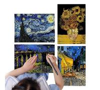 Art Scratch Painting Kits | Graffiti Rainbow Paper Art Scratch Painting - Delicate Pen Tip Art Crafting Tool for school, outdoors, from the visual art party while keeping the feeling of ac ma