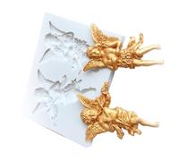 Art Sculpture Silicone Molds for Decoration Angel Figurine Molds for Epoxy Resin Soap Making Musical Instrument Mold