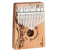 Art Series Kalimba 17 Peaceful Mind Mahogany with Bag and Tuning Hammer