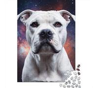Art Space Dogs Puzzle Rectangular Paper Board 100% Recycled Cardboard Jigsaw Puzzle for Adult 1000pcs (38x26cm)