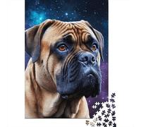 Art Space Dogs Puzzle Unique Home Decor Premium Cardboard Jigsaw Puzzle for Adults Teen Unique Gift 1000pcs (38x26cm)