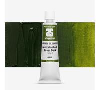 Art Spectrum : Artists' Oil Paint : 40ml : Australian Leaf Green Dark