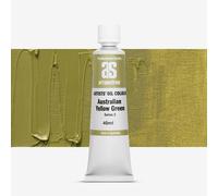 Art Spectrum : Artists' Oil Paint : 40ml : Australian Yellow Green