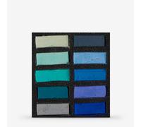 Art Spectrum : Extra Soft Square Pastel : Set Of 10 : Turquoise & Blues