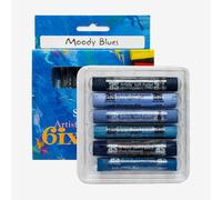 Art Spectrum : Soft Pastel : Set of 6 : Moody Blues