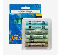Art Spectrum : Soft Pastel : Set of 6 : Winter Greens
