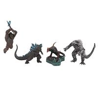 Art Spirits Gekozo Series Godzilla VS. Kong (2021) Non-Scale, Pre-Painted Trading Figure, 4 Pieces Box AT-056