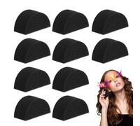 Art Sponge, Paint Sponges,10 Small Semi-Circular Paint Sponges | Face Painting Supplies, Sponge for Artists, Black Makeup Accessories for Works