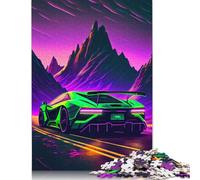 Art Sports Car Puzzle 1000 Teile Schwer Puzzle Spielzeug Pädagogisches Spiel Impossible Herausforderungsspielzeug Für Erwachsene Und Kinder Ab 14 Jahren 1000pcs (75x50cm)