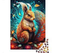 Art Squirrel Puzzles for Adults 1000 Pieces Puzzles for Adults & Teenager Age 12 Years Up Christmas Eve Gifts 1000pcs (38x26cm)