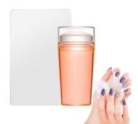 Art Stamper: Silicone Image Transfer Tool, Metal Scraper Accessory, Creative Pattern Printing Device | Manicure Practice, DIY, Decoration For The Hog