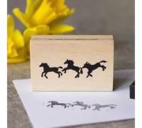 Art Stamps Dancing Horses Animal Stamp,Black