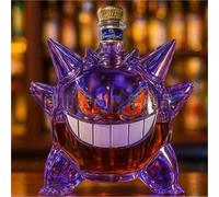 Art Statue - 300ML Whiskey Decanter Bottle, 3D Pets Monsters Whiskey Wine Bottle Sculpture, Novelty Glass Whiskey Decanter Statue, Creativity Barware Personalized Wine Carafe(D)