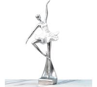 Art Statue - Desktop Decoration Figurine, Ballerina Statue Table Girl Sculpture, Ballet Skirt Figurines Lady Dancing Dress Home Decor, Dancer Art Figure Desktop Decorations