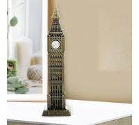 Art Statue - Desktop Decoration Figurine, Big Ben Sculpture Architecture Model, England Big Ben Clock Tower Collectible, Tourism Souvenir