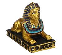 Art Statue - Desktop Ornaments Sphinx Figurine Resin Egyptian god Statue Desktop Egyptian Resin Sphinx Statue Gods of Egypt Desert Ruin Figurine Sculpture Vintage Egyptian