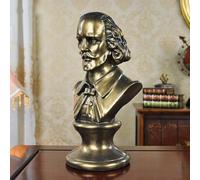 Art Statue - Ornaments Statues Sculptures Shakespeare Sculpture Statue William Shakespeare Bust Figurine Shakespeare S Bust Desktop Decoration Souvenirs Crafts Resin