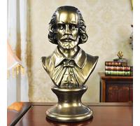 Art Statue - Ornaments Statues Sculptures Shakespeare Sculpture Statue William Shakespeare Bust Figurine Shakespeare S Bust Desktop Decoration Souvenirs Crafts Resin