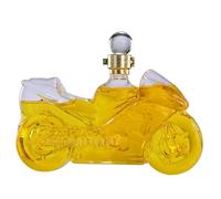 Art Statue Sculpture - 750ml Funny Whiskey Bottle, 2025 New Glass Motorcycle Whiskey Bottle, Collectible Gift