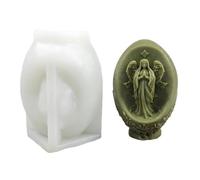 Art Statue Silicone Molds Lady Figurine for Epoxy Resin Soap Chocolate Party Decoration Mold