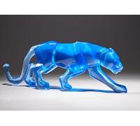 Art Statue - Statue Sculpture, Resin Leopard Statue, Animal Home Decoration Ornaments, Geometric Leopard Decorative Sculpture, Multiple Colors To Choose From, Modern Living Room Desktop Crafts