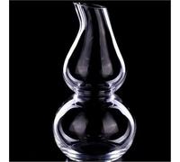 Art Statue - Whiskey Decanter Bottle, Chinese Gourd-Shaped Liquor Bottle, Hand-Blown Whiskey Decanter, an Interesting Glass Liquor Flask(300ml)