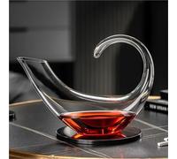 Art Statue - Whiskey Decanter Bottle, Lead-Free Crystal Glass Wine Decanter, Hand-Blown Red Wine Decanter Carafe, Elegant Large Pitcher for Wedding Gifts