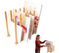 Art Storage Rack | Store Your Artwork Safely | Art Organizer | Optimize Your Artistic Space | Canvas Storage | Wood Storage For Canvases
