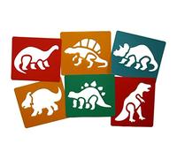 Art Straws HP12041 6 Individual Stencils, Dinosaurs
