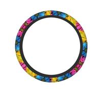 Art Style Colorful Sunflowers Steering Wheel Cover