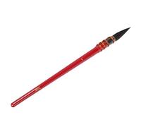 Art Supplies Red Pole Iron Ring Handmade Paint Brush, Premium Grey Squirrel Hair Pointed Tip Brush, Watercolor Acrylic Paint Brush 2680 (Type 5(8.3 X 8.3 X 3.5in))