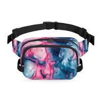 Art Swirls Pattern Waist Bag Multifunction Pack for Travel Sport Running Fanny Pack Bumbag Pouch Purse Belt Bag for Women Men Kids Girls Boys