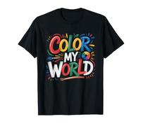 Art Teacher Coloring World One Student Time Color T-Shirt