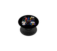 Art Teacher Elements Line Shape Color PopSockets Adhesive PopGrip