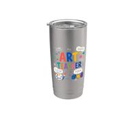 Art Teacher Elements Line Shape Color Stainless Steel Insulated Tumbler