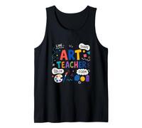 Art Teacher Elements Line Shape Color Tank Top