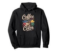 Art Teacher Running Coffee Creative Chaos Every Morning Life Pullover Hoodie